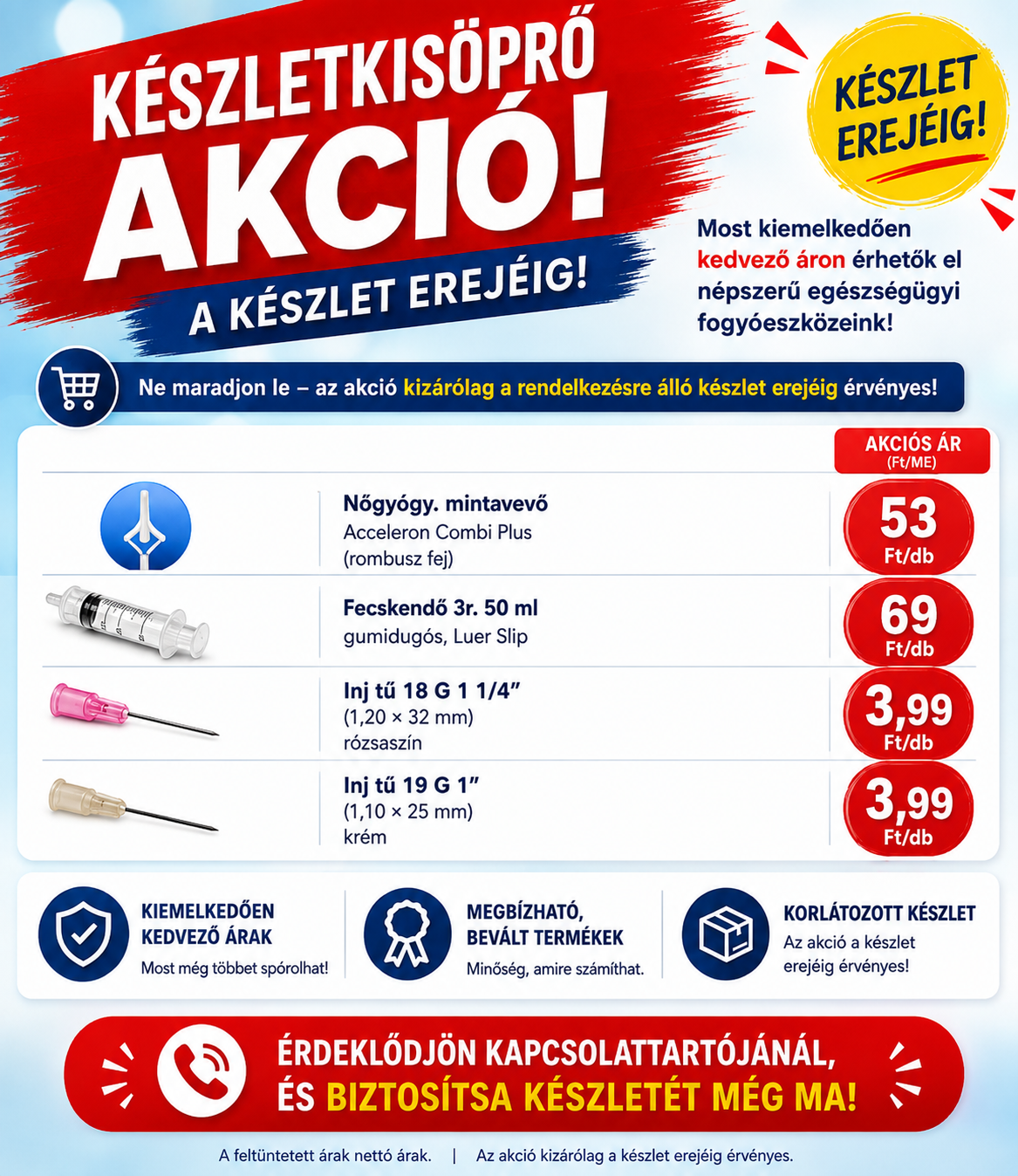 Készletkisöprő akció❗