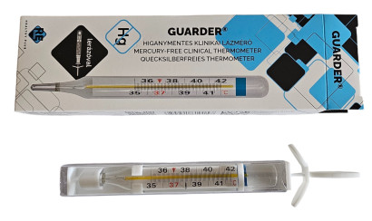 Lázmérő higanymentes, lerázóval RG