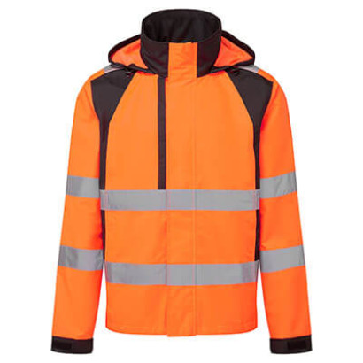 CD860 - WX2 Eco Hi-Vis esőkabát Narancs/Fekete L