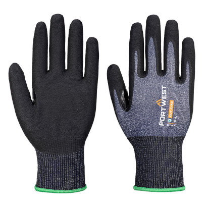 SG Cut B18 Eco nitril kesztyű ( 12 pár) Kék/Fekete L