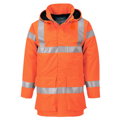 Bizflame Rain Hi-Vis Multi Lite kabát Narancs 4XL