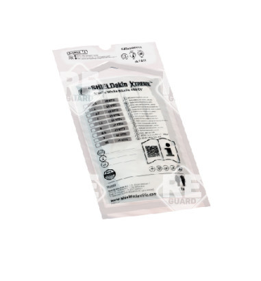 SHIELDskin XTREME STERIL WHITE NITRILE 400 DI+ kesztyű, tisztatéri, púdermentes,  20 pár/csomag; 5,5