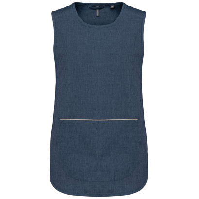 Tunika Kariban női, oldalsó fülekkel blue jean 2XL/3XL
