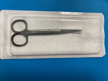 Sebészeti olló H/H hajlított 12 cm