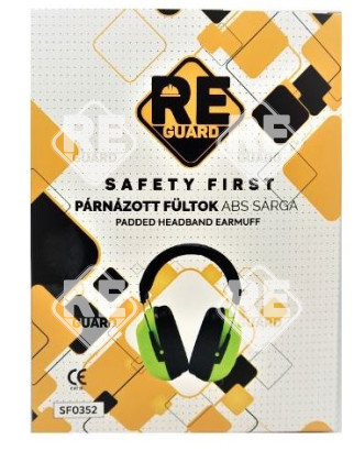 Safety First Fültok párnázott ABS sárga