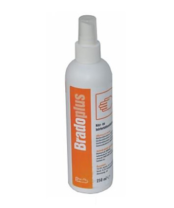 BRADOPLUS bőrfertőtlenítő spray 250ml szórófejes