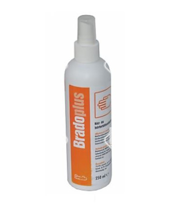 BRADOPLUS bőrfertőtlenítő spray 250ml pumpás