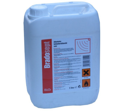 BRADOSEPT ALKOHOLOS GYORS FELÜLETFERT.  5 L