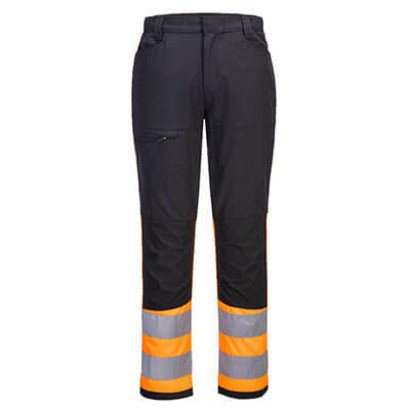WX2 Eco Hi-Vis 1. osztályú Eco Hi-Vis szerviznadrág Narancs/Fekete 28