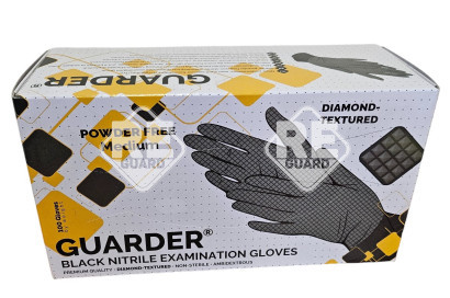 GUARDER Nitril Black Diamond Prémium erősségű 8,4g  pm kesztyű XXL