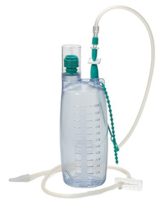 Redon palack 400 ml merevfalú palack, összekötő csővel, Drenofast