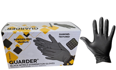GUARDER Nitril Black Diamond Prémium erősségű 8,4g  pm kesztyű XXL