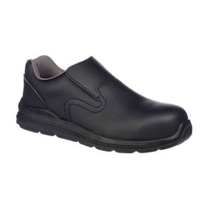 Portwest Compositelite Slip On Safety Trainer Fekete 36