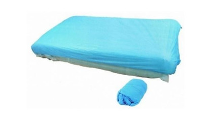 Matracvédőhuzat gumis PE 210x90x20 kék