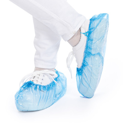 Cipővédő PE kék, Hygomat adagolóhoz