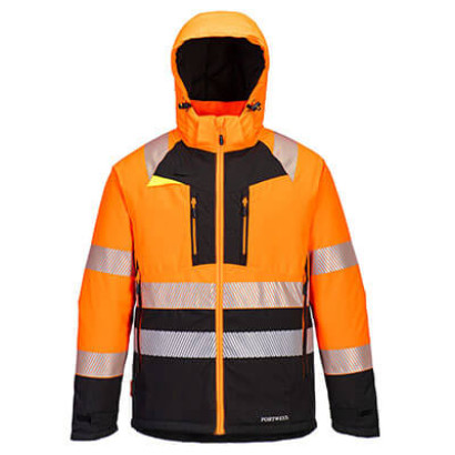 DX4 Hi-Vis Class 2 télikabát Narancs/Fekete 4XL