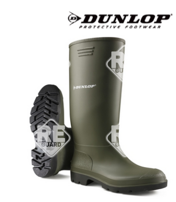 Dunlop Pricemastor zöld sav- és lúgálló PVC csizma 35