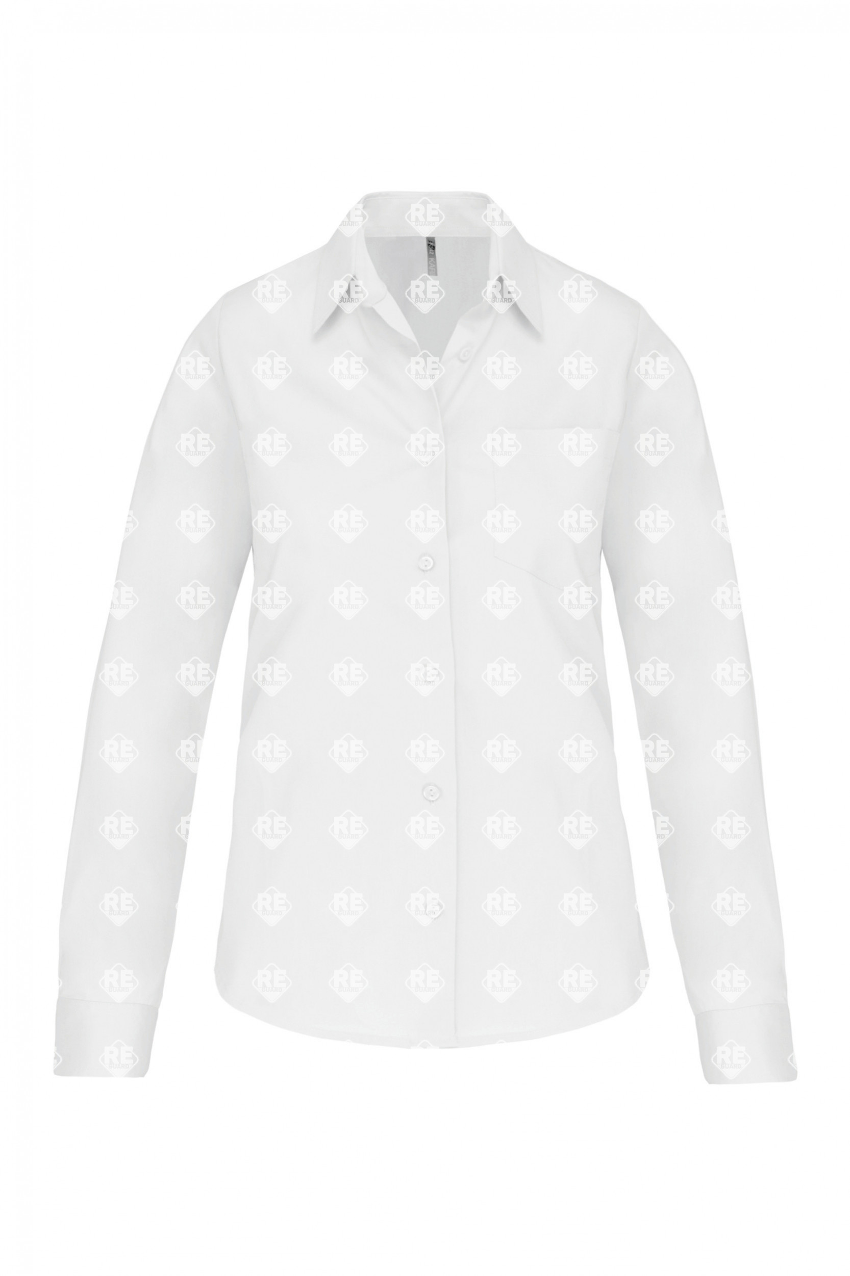 Ing Kariban 542 női, hosszú ujjú, pamut, fekete 2XL