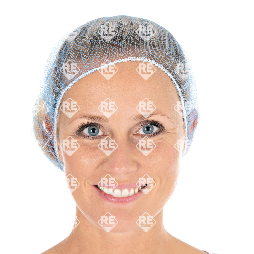 Hajháló necc anyagból Honeycomb | nylon fehér 53cm