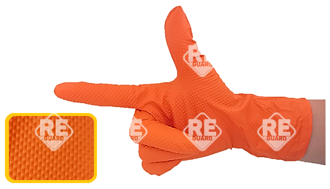 MAXTER Nitril Orange Diamond Prémium erősségű 8,4g  pm kesztyű M