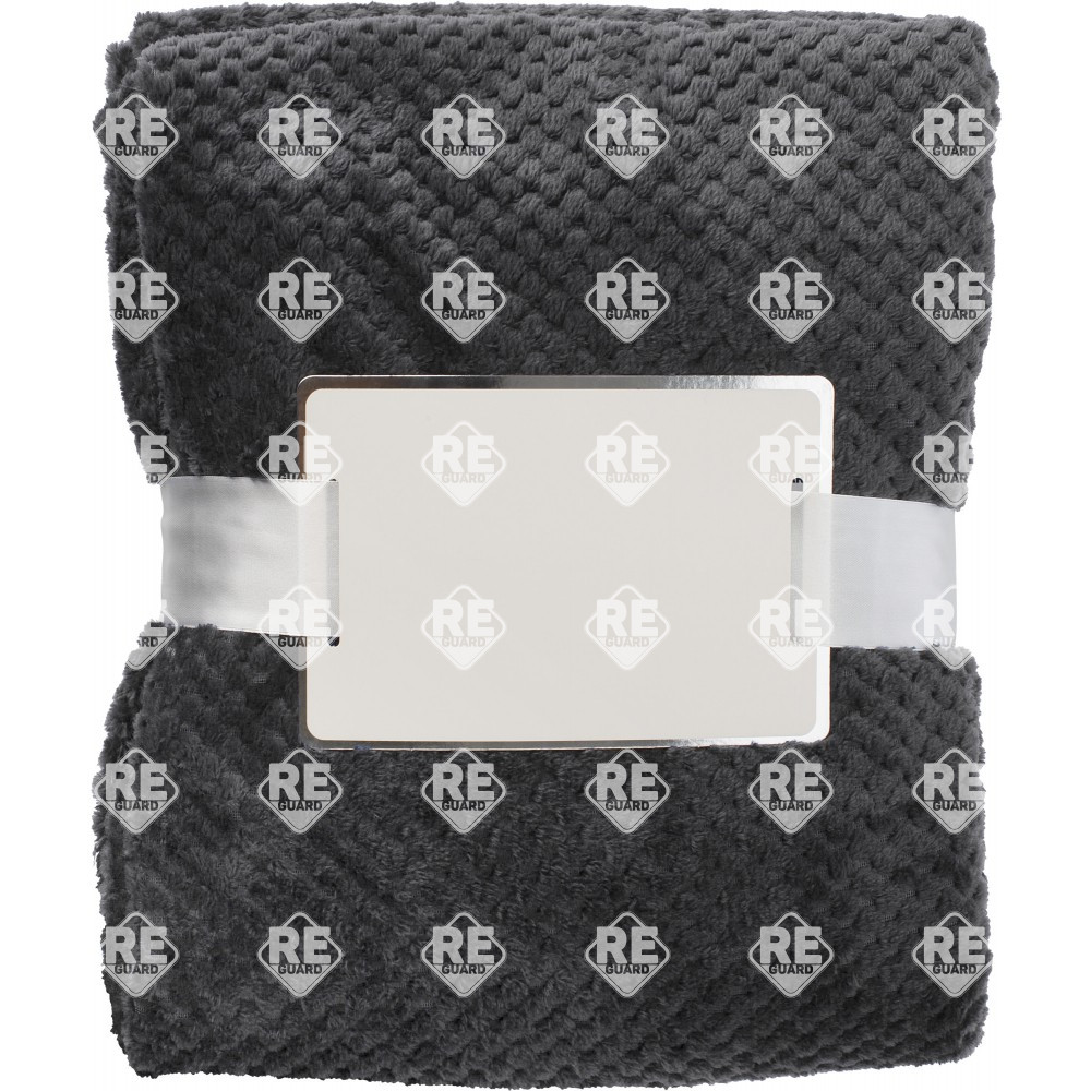 Polártakaró waffle mintával szürke 120x150