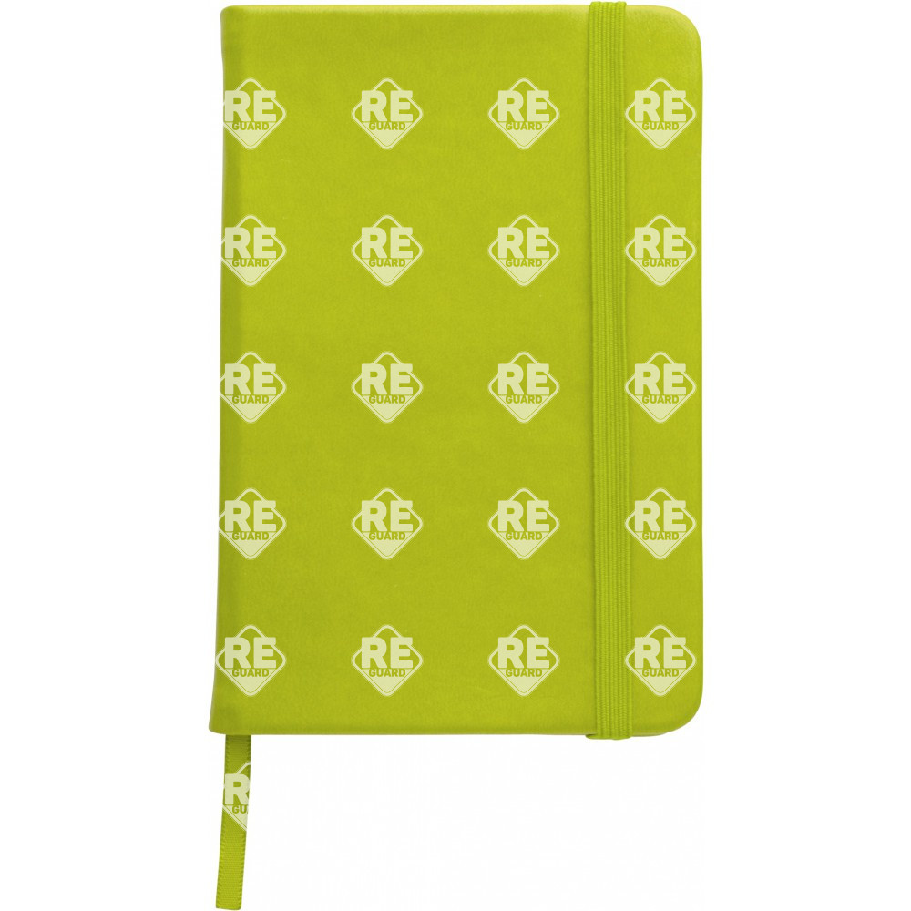 A5-ös jegyzetfüzet puha PU borítással fekete