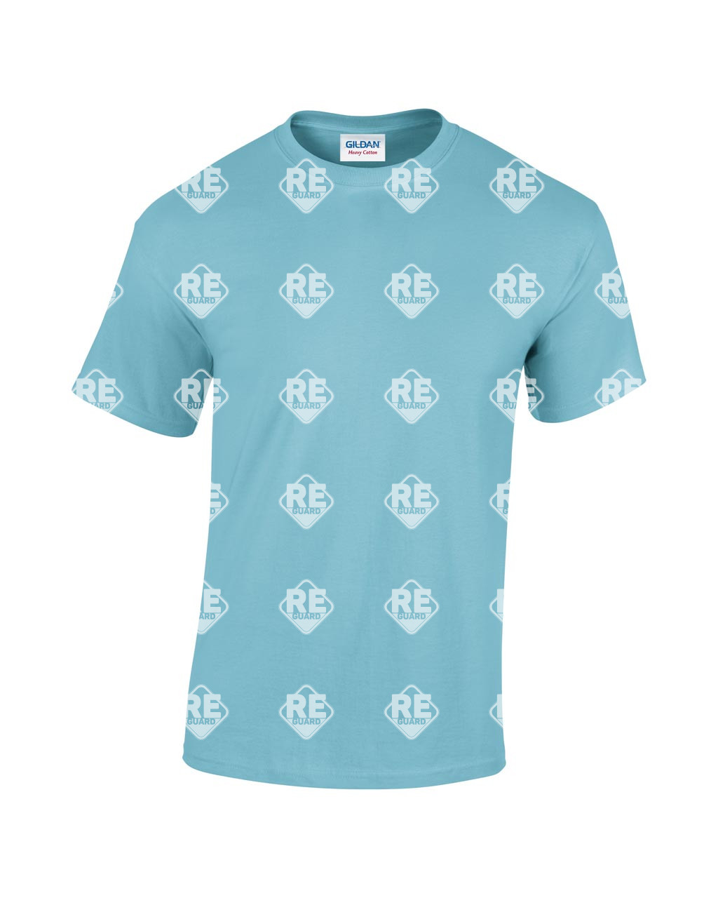 Póló Gildan 5000 környakas, kevertszálas, antik cherry red, 2XL