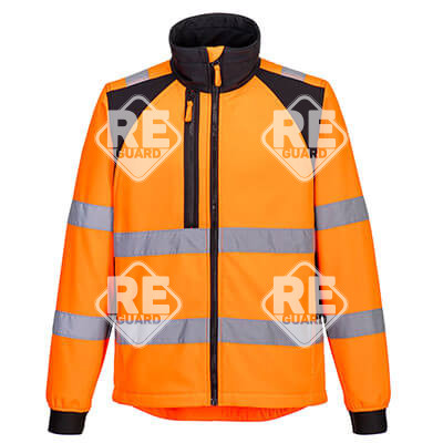 WX2 Eco Hi-Vis Softshell (2L) Narancs/Fekete L