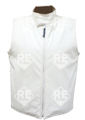 Food fehér bélelt mellény L