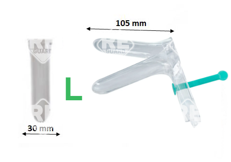 hüvelyterpesztő L - zöld, műanyag, steril