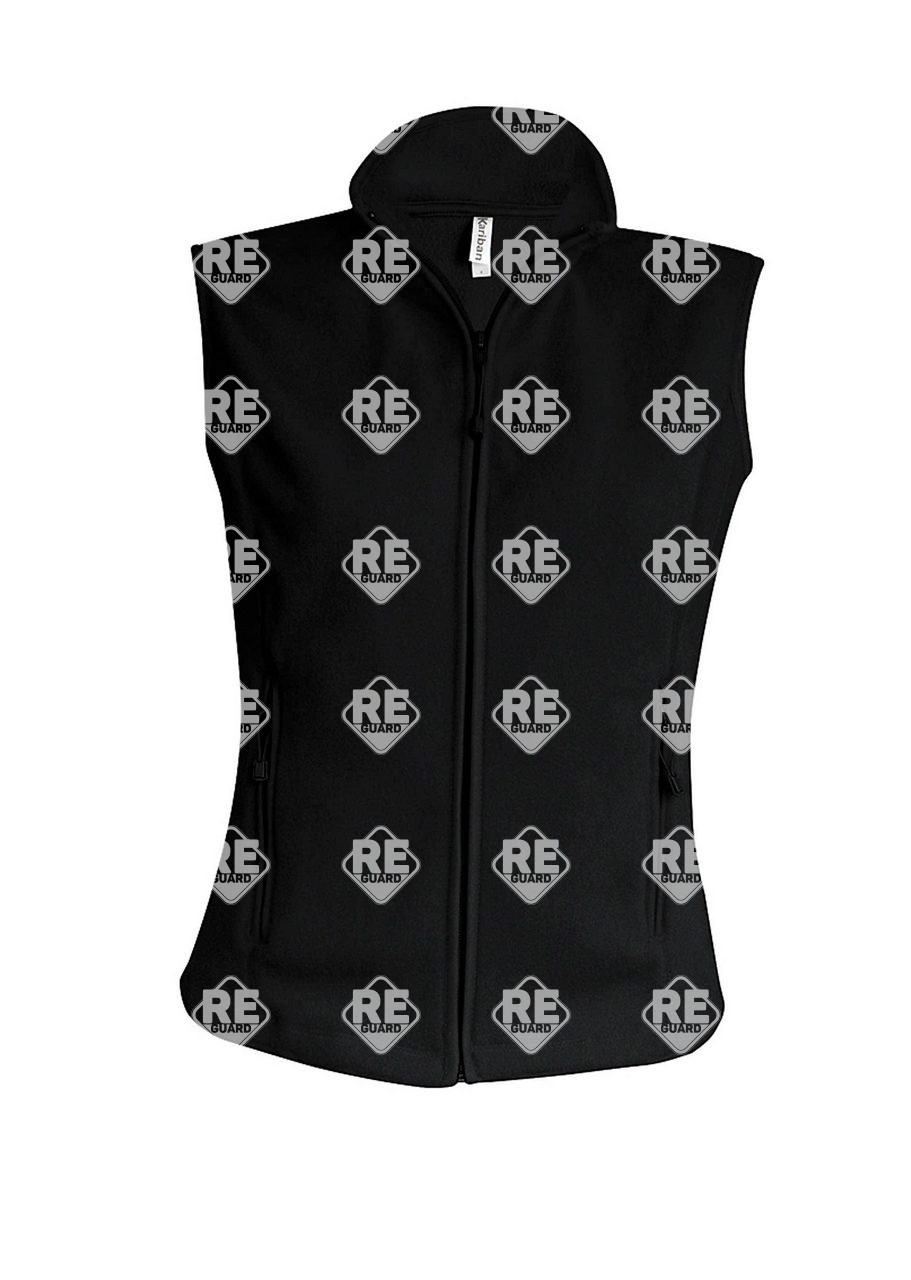 Polár mellény Kariban, női, fekete 2XL