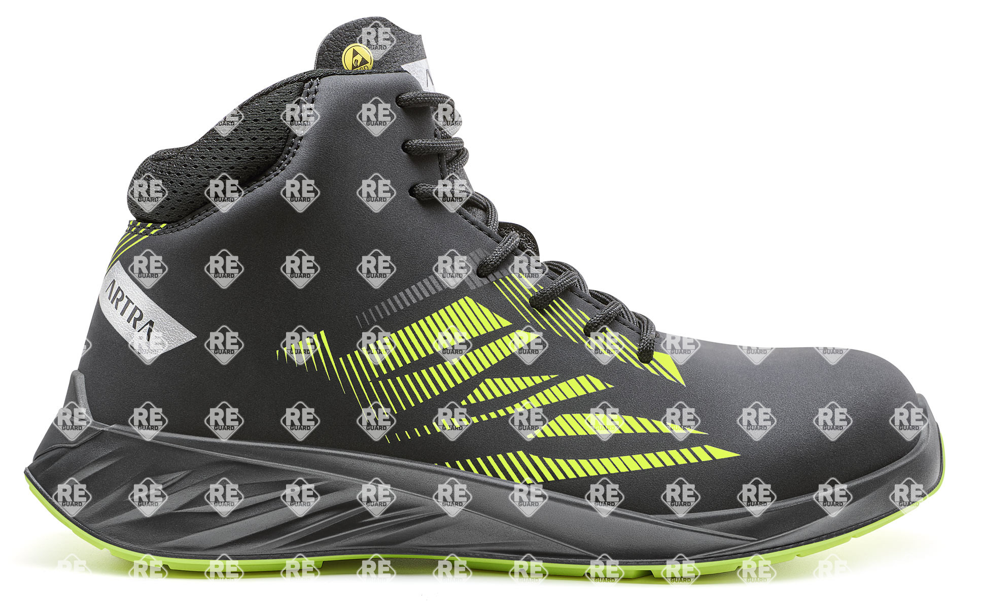 ARTRA ARDEUS 350 618080 S3L CI ESD fekete/sárga bakancs 35