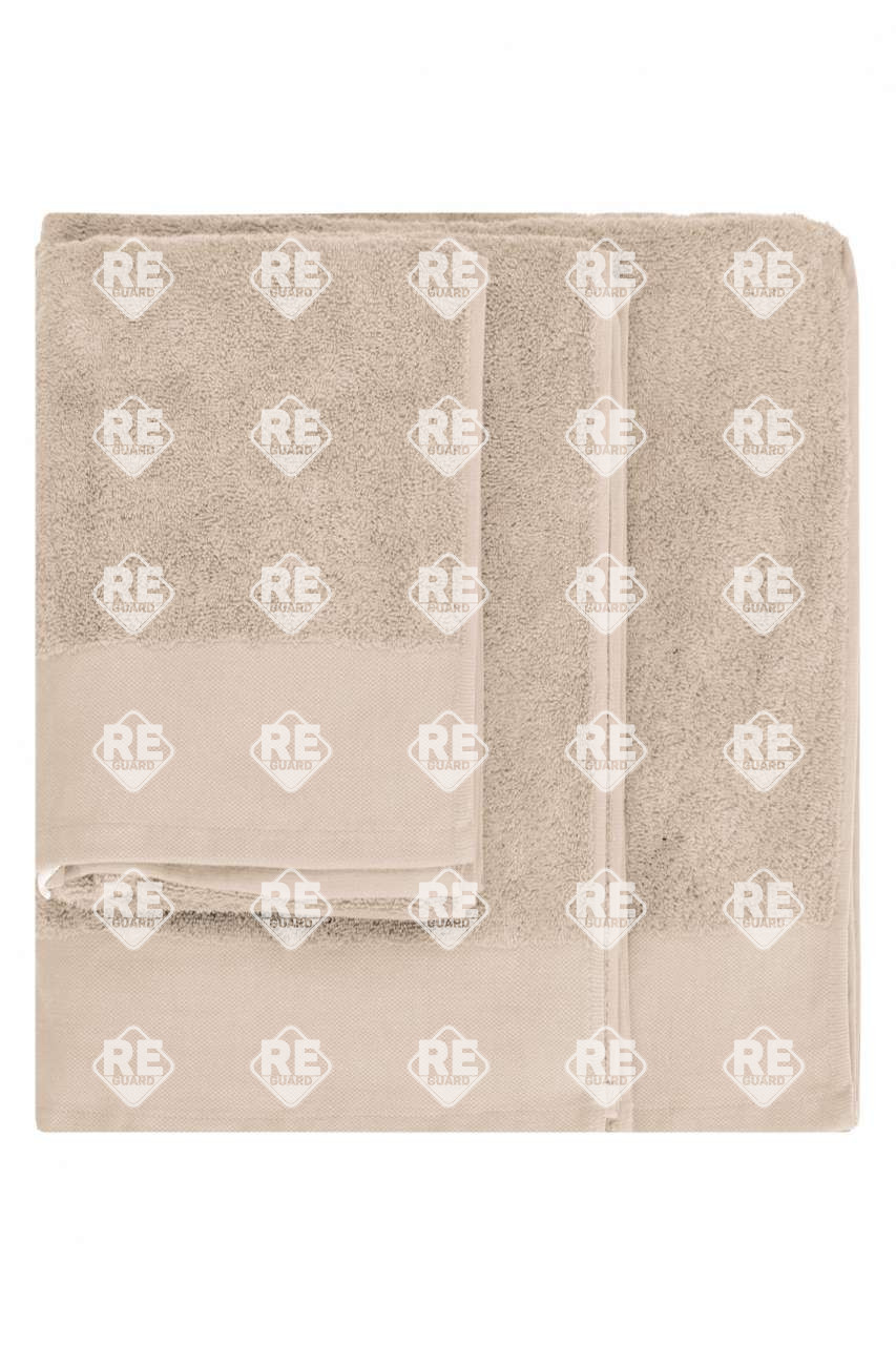 Törölköző Kariban organikus pamut fekete 140x70