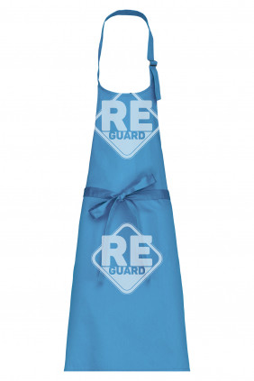 Kötény Kariban hosszú, állítható nyakpánttal sötétkék