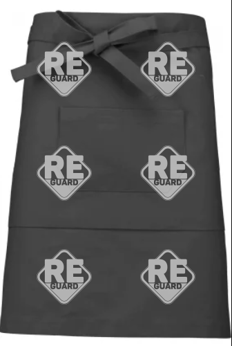 Kötény Kariban 899 derékszalagos, 2 zsebbbel bézs