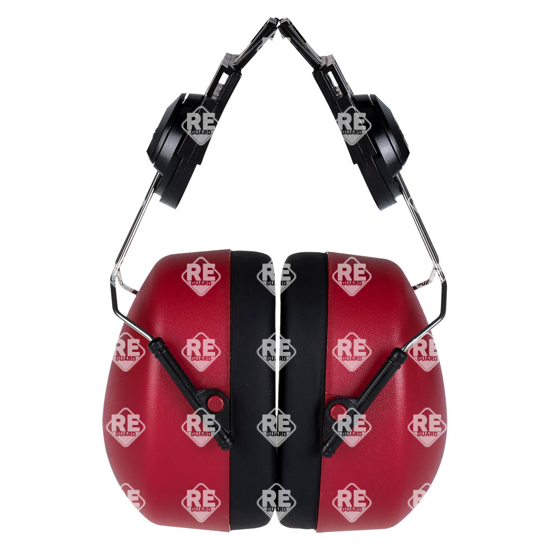 Sisakra szerelhető fültok piros