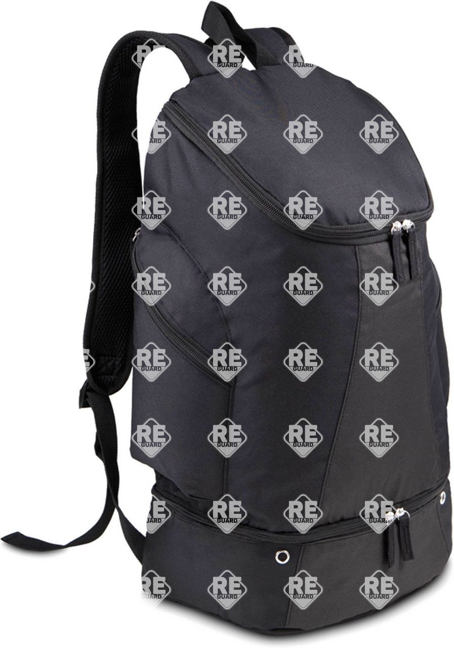 Sporthátizsák cipőtartóval KI0102 burnt lime/black