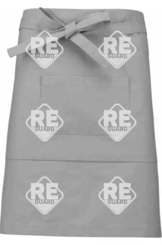 Kötény Kariban 899 derékszalagos, 2 zsebbbel bézs