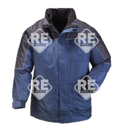 Ripstop kabát tengerészkék/fekete L