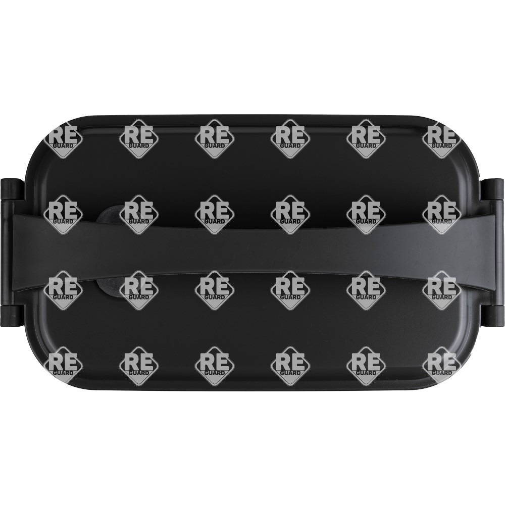 Ételdoboz fekete 2x800 ml