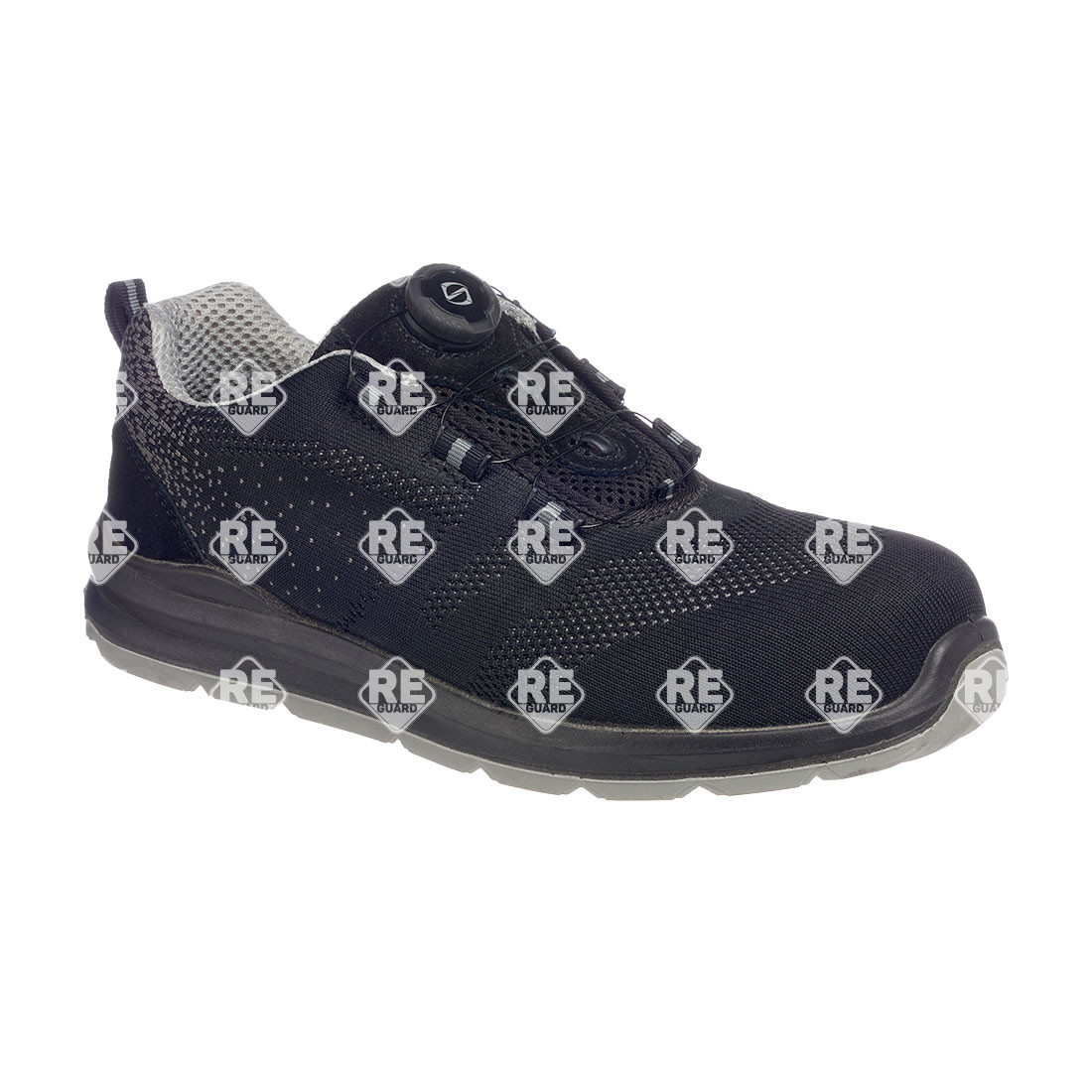 Portwest Compositelite Wire Lace Biztonsági Trainer S1P Fekete/Szürke 36
