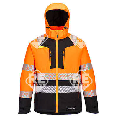 DX4 Hi-Vis Class 2 télikabát Narancs/Fekete 4XL