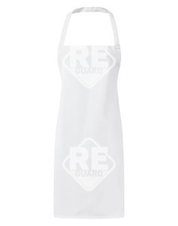 Kötény ESSENTIAL hosszú, nyakpánttal fekete