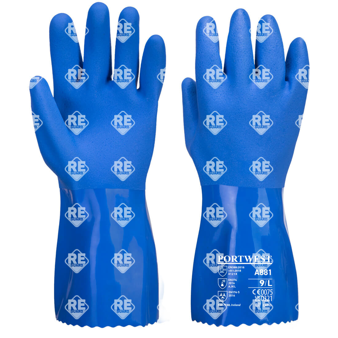 Marine Ultra PVC kesztyű Kék L