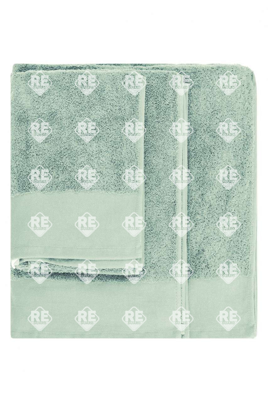 Törölköző Kariban organikus pamut fekete 140x70