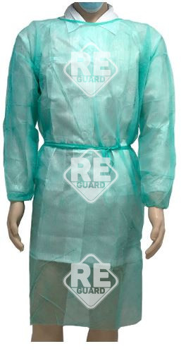 Látogatóköpeny Guarder kötős gumis mandzsettával 25g zöld XL