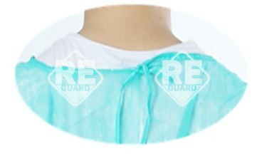 Látogatóköpeny Guarder kötős gumis mandzsettával 25g zöld XL