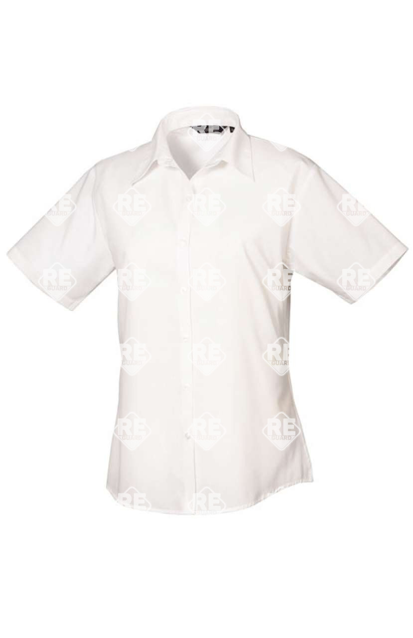 Ing Premier 302 női, rövid ujjú, puplin fekete 2XL