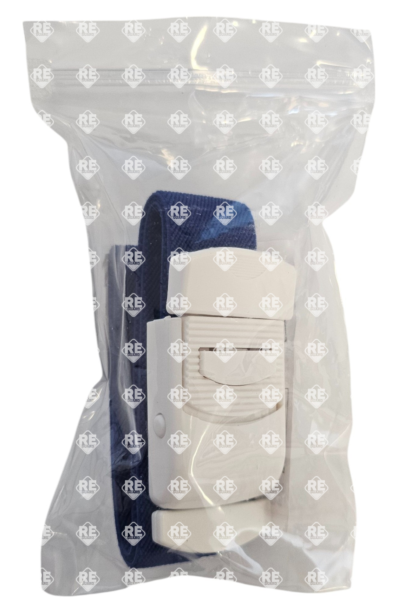 Vérvételi karszorító csatos, kék