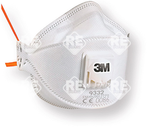 3M 9332+ AURA FFP3 részecskeszűrő félálarc